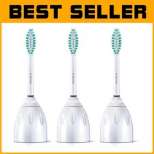White E-Series Replacement Brush Heads, 3-Pack