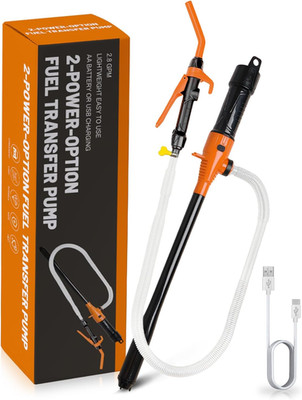 USB Electric Fuel Transfer Pump Battery Powered & Plug-In Power Supply, Portabel
