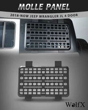 For 2018-2025 Jeep wrangler JL 4 door Multifunctional Rear Window Storage Panel
