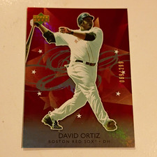 2006 Upper Deck David Ortiz #'d 69/299 Foil #06 Boston Red Sox MLB Baseball