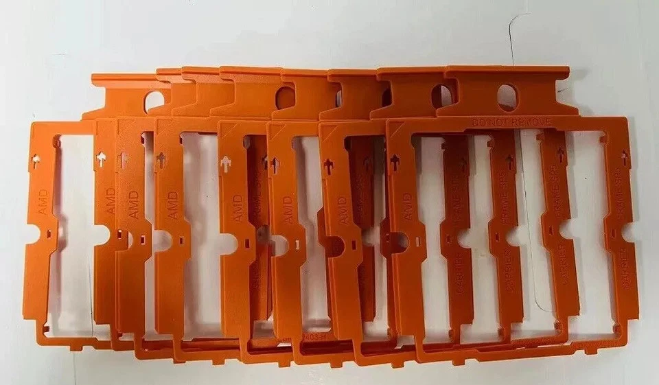 AMD EPYC GENOA SP5 Socket Fixed Carrier Frame ZEN4 CPU Tray Orange for 9654/9554 - Image 2 of 2