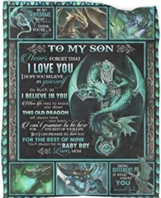 Virudhaka Dragon to My Son New Flannel Blanket throw 40x50 