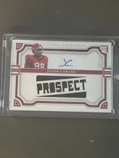 2023 Panini National Treasures Collegiate Auto Jalen Carter #CSS-JC #14/49