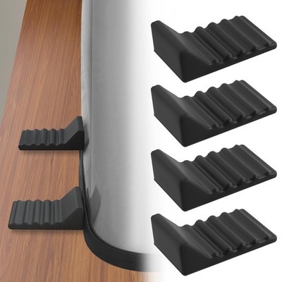 JTJEI 4Pcs Trash Can Wall Protector and Stop Moving Backward, Silicone Bumper...