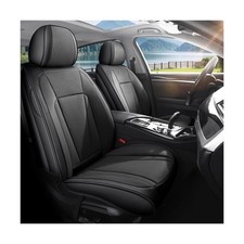 Car Seat Covers Full Set Fit for Ford Escape 2001-2026, Black Premium Faux ...