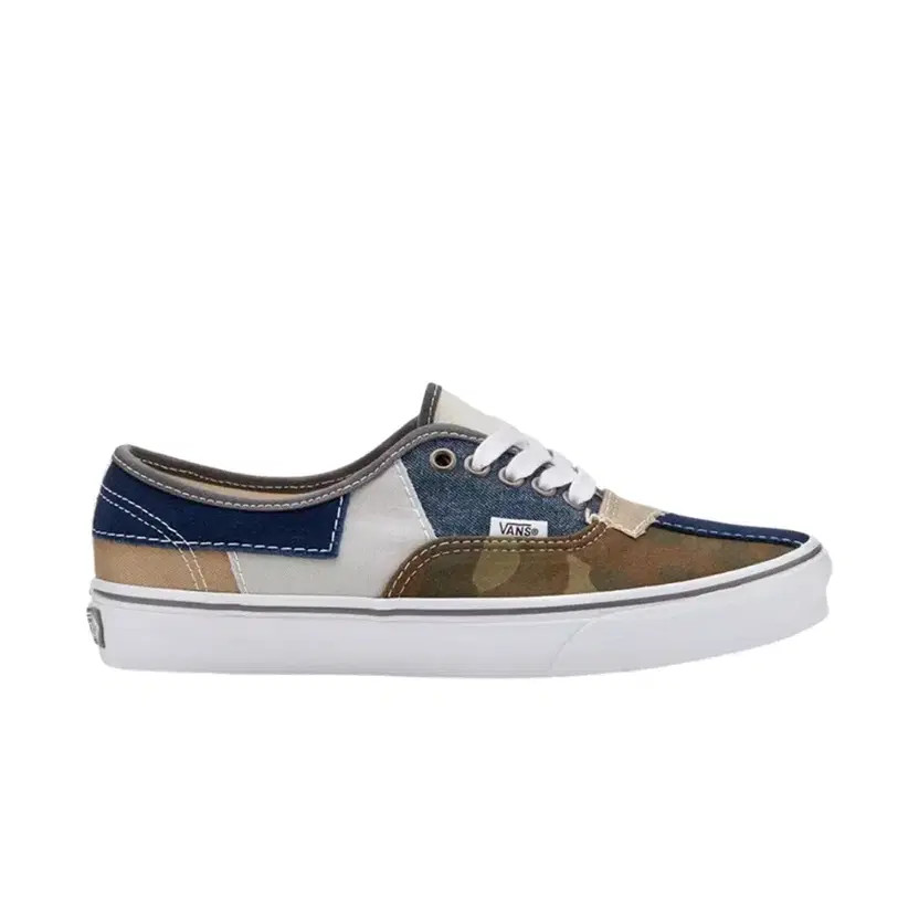 Vans Authentic Patchwork Camo Sneakers - Size 245 - image 1