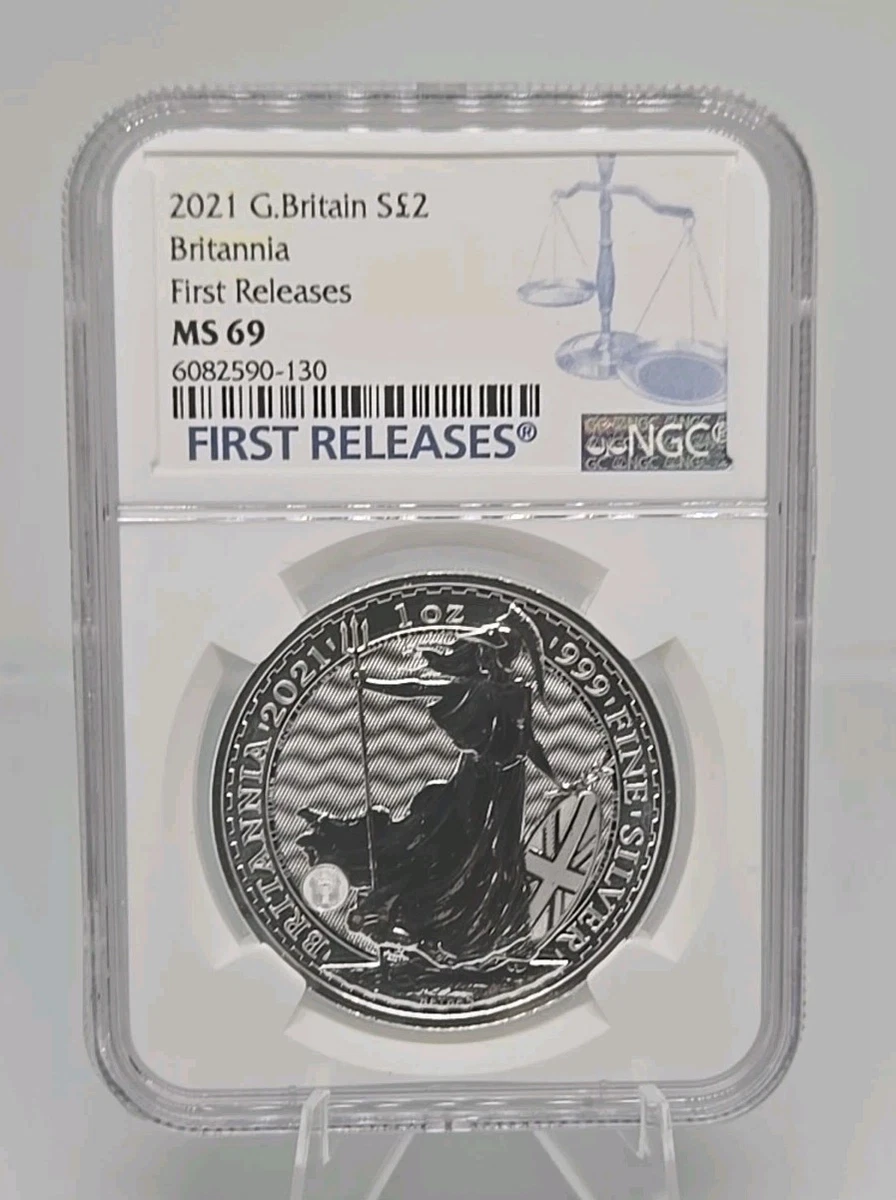 UK Britannia MS 69 Graded 1 oz Precious Metal Content per Unit