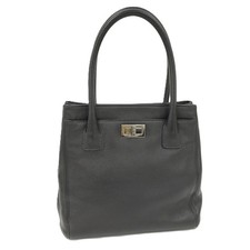 Chanel Executive Tote Handbag 2.55 Lambskin Black r0_0302