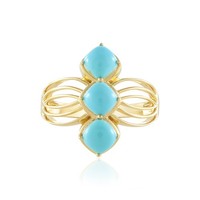Cavill TüRkis Ring 1,755Ct Vergoldet 925 Sterling Silber Damen Schmuck