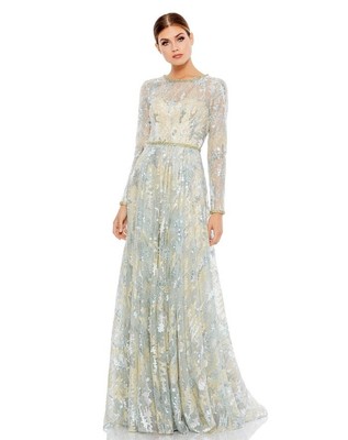 Mac Duggal Women's Long Sleeve