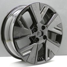 VAUXHALL CORSA F 17" BLACK ALLOY WHEEL RIM DIAMOND CUT GENUINE 9833892680 X1