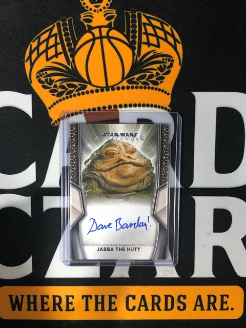 2025 Topps Star Wars Masterwork JABBA THE HUTT DAVID BARCLAY Autograph MS1