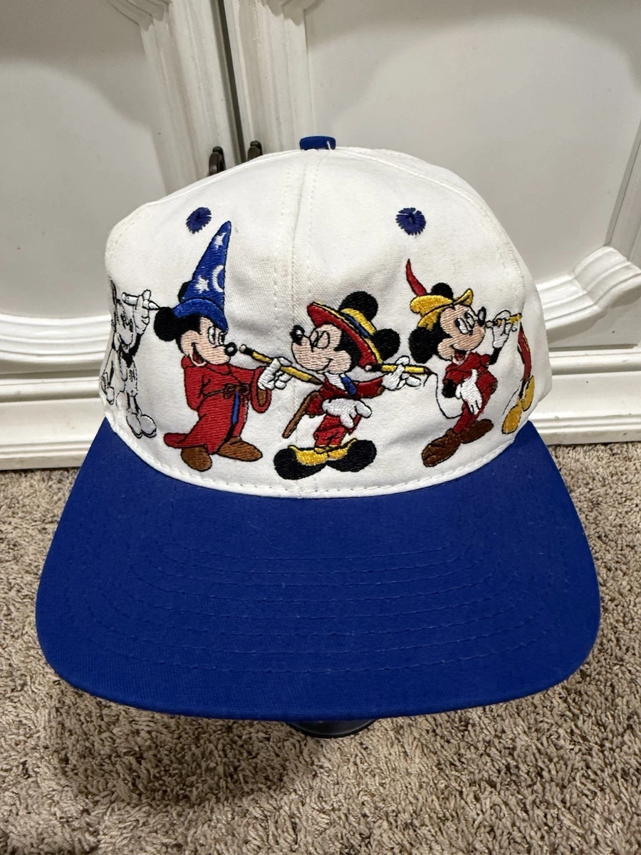 Mickey Through The Years Snapback One Size White Vintage Goofy Hat Co Mickey Goofy main image 3