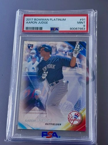 2017 Bowman Platinum - Aaron Judge #91 (RC) PSA 9