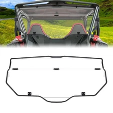 CPOWACE Rear Combined Windscreen for 2019-2025 Honda Talon 1000R 1000X