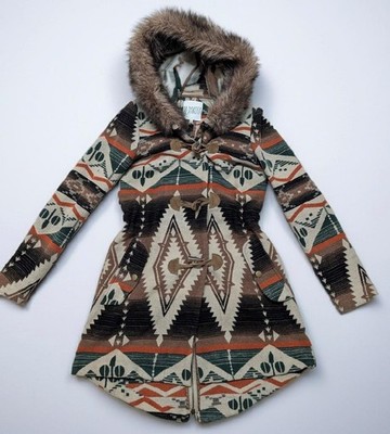 Y2K vintage BB DAKOTA indian print S wool NATIVE AMERICAN fishtail Y2K vintage BB DAKOTA indian print S wool NATIVE AMERICAN fishtail