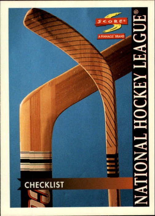 1996-97 Score #274 Checklist (211-275) - HKY