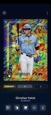 TOPPS BUNT DIGITAL 2025 GILDED Christian Yelich 10cc LEGENDARY