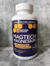 Natural Stacks MagTech, 90 Vegetarian Capsules, NEW EXP: 11/2026(z3)