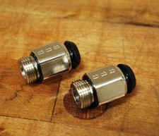 Parker F4PB12-3/8, Straight 3/8" to 12mm PRESTOLOK Tube to Standard Fitting