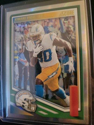 2025 Panini Score Kimani Vidal Showcase /299 Los Angeles Chargers #34 AB1