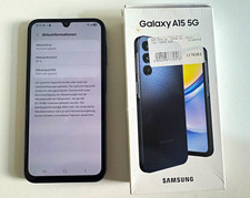 Samsung Galaxy A15 5G Smartphone 128GB 4GB RAM Blue Black exzellent Zustand