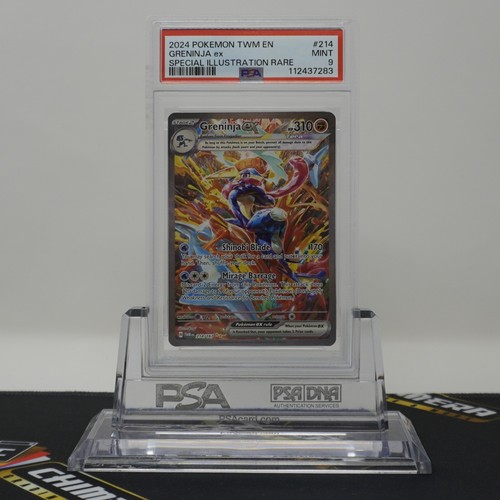PSA 9 MINT Greninja ex Special Illustration Rare #214/167 Twilight Masquerade