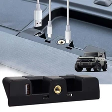 Dashboard USB Expansion Dock With Fast Charging For Ford Bronco 2021-2023