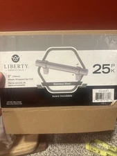 Liberty Essentials 3 in. (76 mm) Stainless Steel Wrapped Bar  Pull ( 25-Pack)SH7