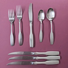38 pieces Oneida Community Stainless flatware PAUL REVERE pattern 7 FULL SETS 