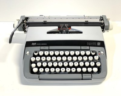 Vintage SCM Smith Corona Galaxie Twelve Portable Manual Typewriter