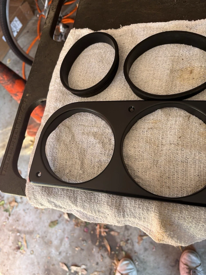 Bisel medidor de instrumentos Porsche 914-1970-1974 Foto 3 de 4