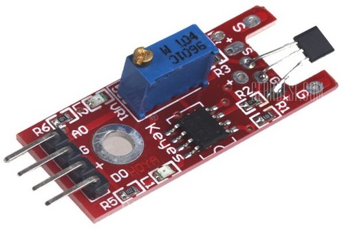Módulo Sensor Campo Magnético efecto Hall para Arduino, Raspberry PI - Imagen 4 de 6