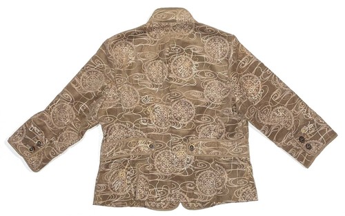 Coldwater Creek Damen Business braun Viskose bestickt Blazer Größe 12 gebraucht, in einwandfreiem Zustand - Bild 10 von 15
