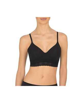 Natori 258230 Women's Bliss Perfection Contour Soft Bra Black Size 34C