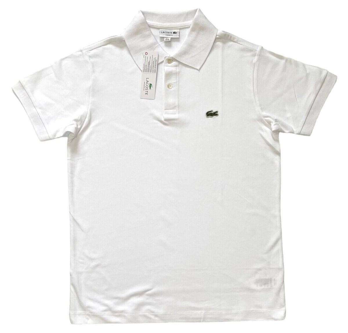 トップス L1212 LACOSTE POLO SHIRT GRAY Lacoste Short Sleeved Polo T Shirt Grey | Mainline Menswear