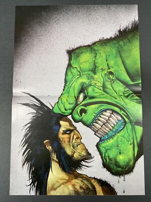 Hulk Wolverine 6 Hours #2 COVER Marvel Comics Poster 10.5x16 Simone Bisley