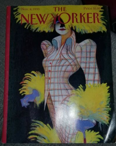 The New Yorker November 8 1993 Fashion Cover by Lorenzo Mattotti Good Condition - Picture 1 of 4