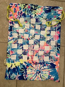 lilly pulitzer drawstring backpack