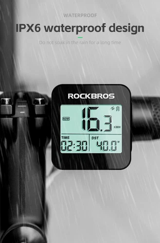 RockBros Fahrradcomputer Drahtlos Tachometer GPS, IPX6 Fahrrad Kilometerzähler - Bild 4 von 18