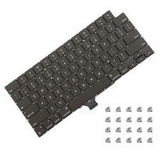 New US Keyboard with Flex Cable  Screw Kit EMC 3650 3651 Replacement for Mac...