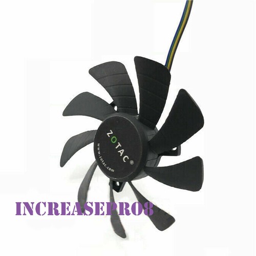 ZOTAC GTX1060 T129215SH Mini ITX Fan 85mm Replacement 40mm 4Pin 12V 0.30A R248 - Afbeelding 2 van 3