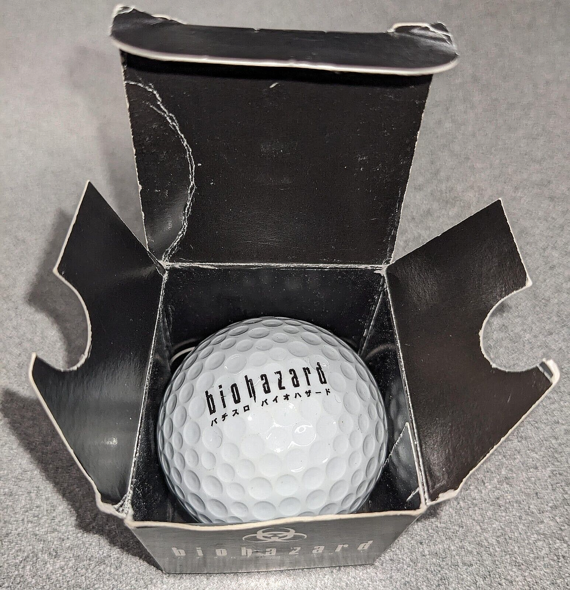 Promotional Biohazard (Resident Evil) Golf Ball in Box | eBay