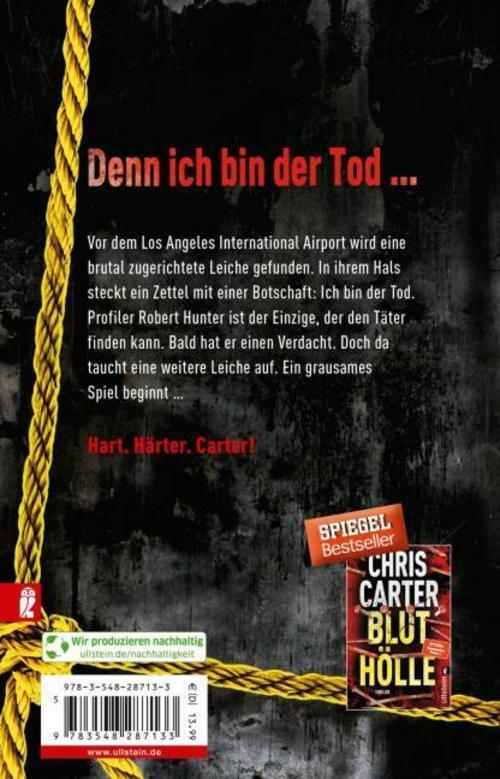 Thumbnail - Chris Carter / I Am Death. Der Totmacher / 9783548287133
