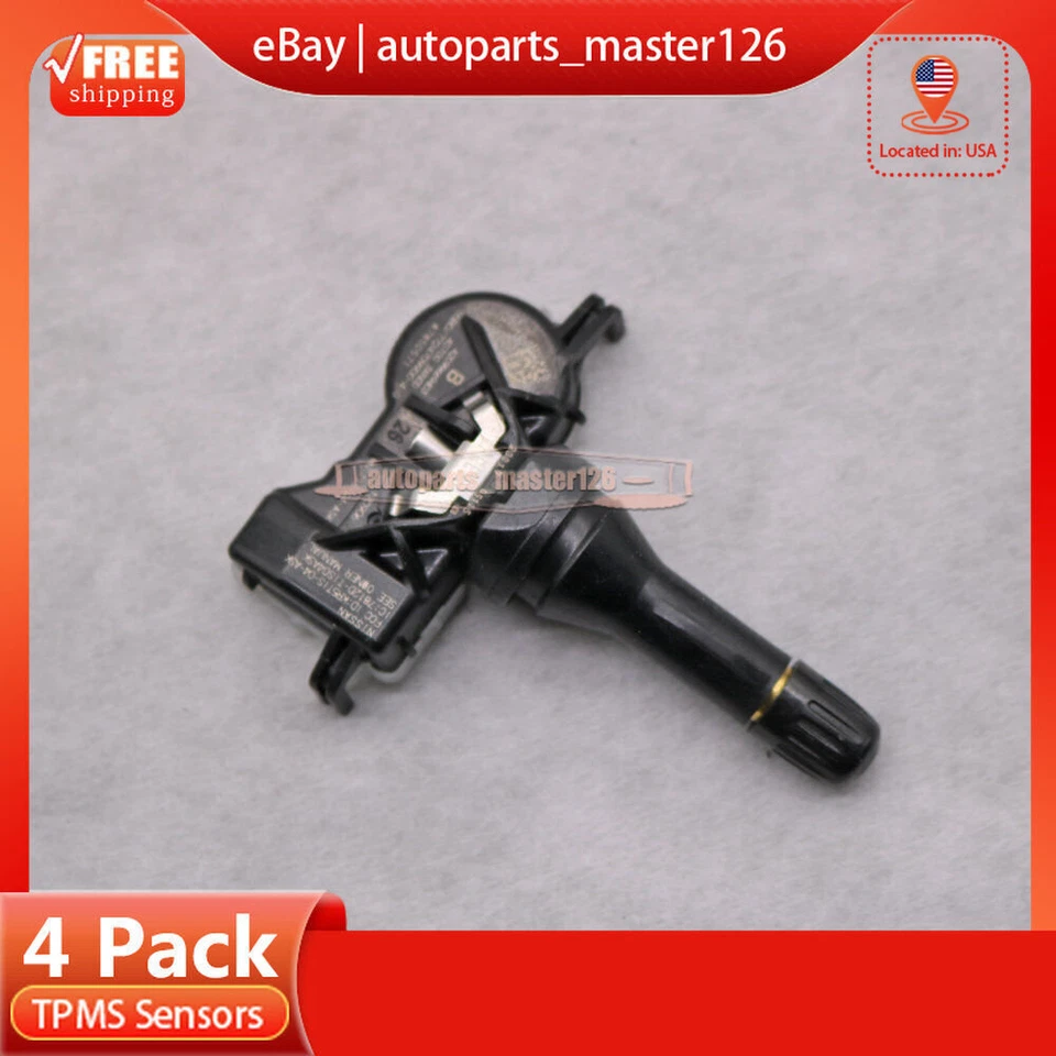 Sensor de monitoreo de presión de neumáticos 4 piezas para Nissan Versa 2016-2019 TPMS 40700-3AN0D Foto 4 de 4