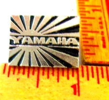 YAMAHA pin vintage collectible old Japanese motorcycle biker pinback memorabilia