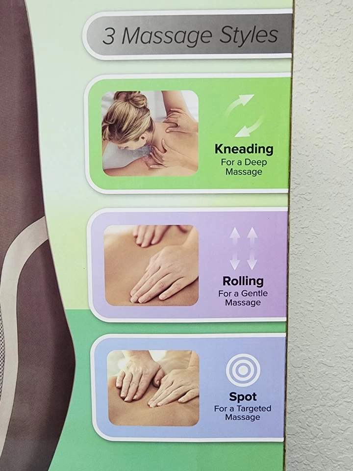 Cojín de espalda completa HoMedics MCS-490H con masaje de ajuste personalizado Foto 4 de 4