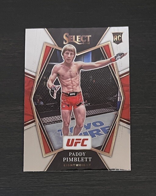 2022 Select UFC Paddy Pimblett Rookie RC Premier Level