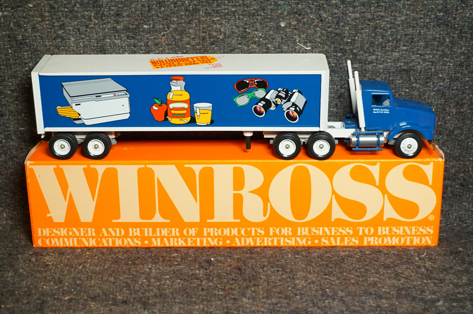 Winross Diecast 1/64 Scale Truck 1992 WXXI-TV Auction Cargo 1992 | eBay