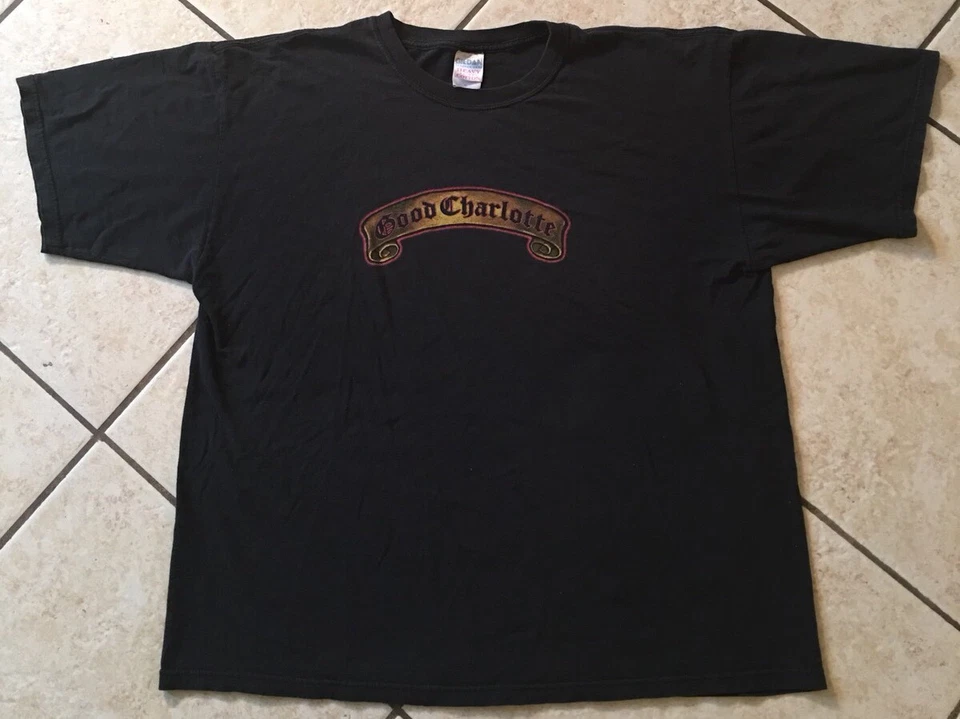 2004 Good Charlotte The Chronicles Of Life And Death TShirt Size XL USED Concert - Image 2 of 4